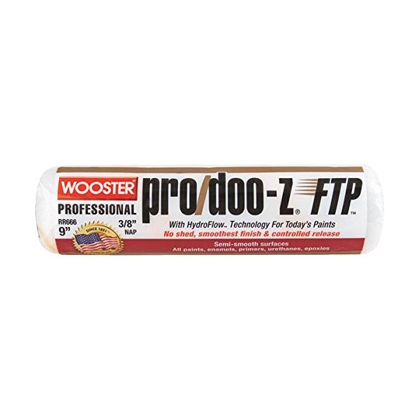 Wooster Pro/Doo-Z FTP Synthetic Blend 3/8 in. x 9 in. W Paint Roller Cover For Semi-Smooth Surfaces