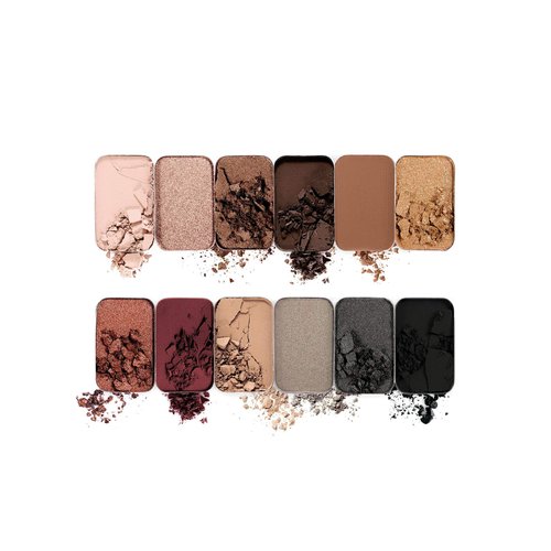 Milani Bold Obsessions Eyeshadow Palette (0.48 Ounce) 12 Cruelty-Free Jewel-Tone Matte & Metallic Eyeshadow Colors for Long-Lasting Wear
