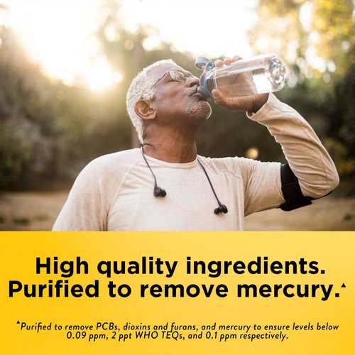 Nature Made Burp-Less Ultra Omega-3 from Fish Oil 1400 mg, Dietary Supplement for Healthy Heart Support, 45 Softgels, 45 Day Supply