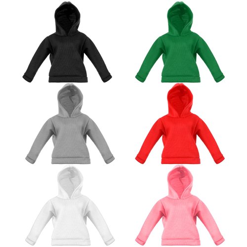 Bencailor 6 Pcs Doll Clothes for 11.8 Inch Doll, Doll Accessories Summer Tops Swimwear Robe Doll T Shirt Dress Winter Coat Jacke Doll Outfit Birthday Gift(Fresh Color)