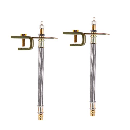 TcJ-Chen 2pcs Stainless Steel 7"/180mm Tyre Tire Valve Stem Extension Adaptors Car Truck Trailer RV Trailer Vehicle