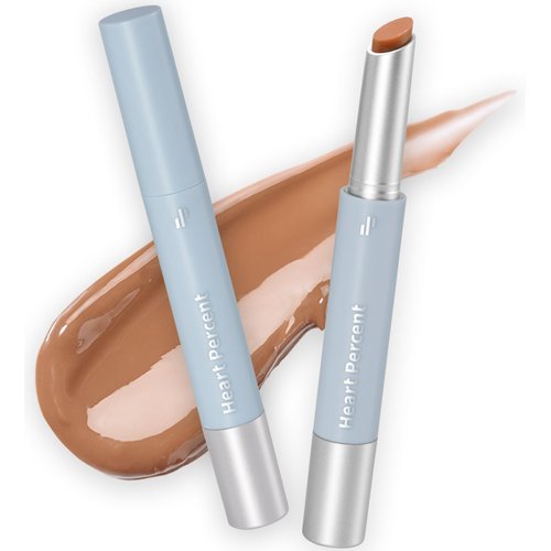 Heart Percent Dote On Mood Dewy Melting Lipstick High-Shine Glow & Wet Look Glossy Finish Lip Color, 06. Mood Brown