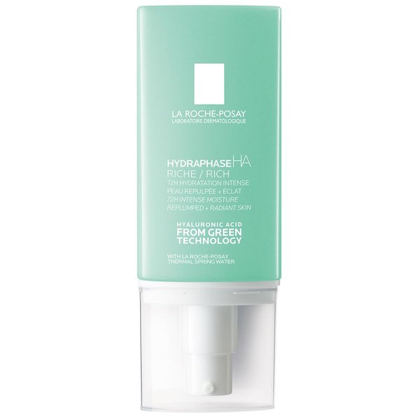 La Roche-Posay HydraphaseHA Rich, Hyaluronic Acid Face Moisturizer for Dry Skin with 72HR Hydration, Oil Free & Non-Comedogenic, 50 ML , 1.69 fl. oz.