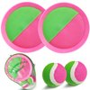 Jalunth Ball Catch Set Game Toss Paddle - Beach Toys Back Yard Pool Outdoor Lawn Games Backyard Camping Sticky Mitts Age 3 4 5 6 7 8 9 10 11 12 Years Old Boys Girls Kids Adults Family Easter Gifts