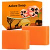 Ackee Soap 2Pack, Jamaican Ackee Soap Bar, Natural Ackee Soap for Face Body Bath Smooth Skin Skincare