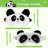 my novel things Cooling Eye Mask and Plush Sleep Mask for Girl Woman 2PCS, Cute Animal Sleeping Mask Soft Blindfold Cold Warm Eye Compress Gifting for Home Spa, Office, Morning Refreshment, Travel
