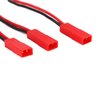 VGEBY Lipo Battery Adapter Cables, 3Pcs to JST Plug Adapter Connector for SCX24 1/24 Tracked Vehicle Upgrade Part