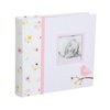 Lil Peach Bird Photo Album, Memory Keepsake Babybook, Gender-Neutral Baby Accessory for New and Expecting Parents, Pink