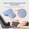 RESTCLOUD Back Stretcher for Back Pain Relief, Lower Back Stretcher Back Stretching Cushion, Lumbar Stretcher Device Helps with Spinal Stenosis Herniated Disc Sciatica Nerve