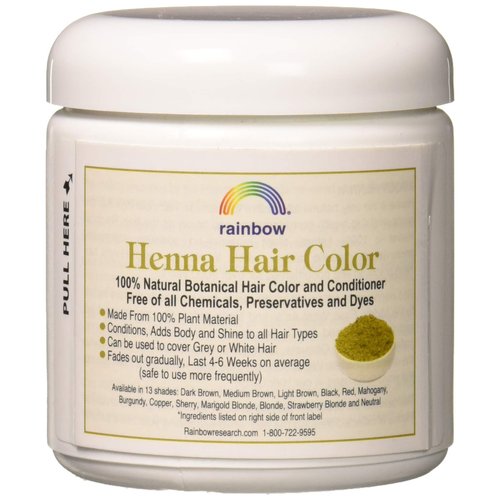 Rainbow Research Henna Hair Color and Conditioner Persian Dark Brown Sable - 4 oz