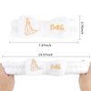 BAHABY Bachelorette Party Favors 8 Pcs Spa Headband for Washing Face Bridesmaid Bride Headband Bridal Shower Bachelorette Party Accessories (1PCS White & 7PCS Pink)