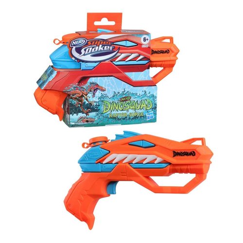 Nerf Super Soaker DinoSquad Raptor-Surge Water Blaster, Trigger-Fire Soakage for Outdoor Summer Water Games, for Youth, Teens, Adults