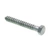Prime-Line 9056313 Hex Lag Screws, 3/8 In. X 3 In, A307 Grade A Hot Dip Galvanized Steel (25 Pack), Zinc