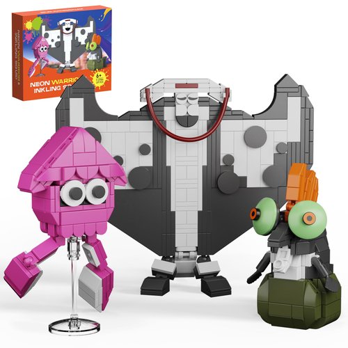Game Cartoon Building Sets, Figure Building Blocks Kits Compatible with Lego, Stable Lovely Building Model Creative Idea Gift for Boys Teens Kids 8+ (497 Pieces)