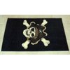 Champion Rugs Pirate Skull Area Rug Design #CR79 (2 Feet X 3 Feet 4 Inch)
