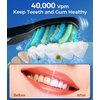 TEETHEORY Electric Toothbrush for Adults with 8 𝐁𝐫𝐮𝐬𝐡 𝐇𝐞𝐚𝐝𝐬, Sonic Electric Toothbrush with 40000 VPM Deep Clean 5 Modes, Rechargeable Toothbrushes Fast Charge 4 Hours Last 30 Days