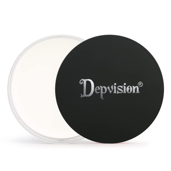 Depvision Professional Oil Based Face Paint Body Paint Creamy Waterproof Face painting Makeup for Kids and Adults Single Color Halloween SFX Christmas Party 30g (White)