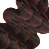 30 30 30 Inch 99J Bundles Ombre Human Hair Bundles Burgundy Body Wave Bundles Peruvian Grade 8A Virgin Human Hair Extensions P1B99J Body Wave Bundles Burgundy Bundles