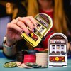 BigOtters Mini Slot Machine Toy, 2PCS Mini Lucky Slot Machine Bank for Creative Festival Birthday Cake Decor Casino Las Vegas Night Theme Party Decorations