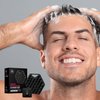 The Man Silicone Scalp Massager & Hook - Head Massager & Hair Brush for Men - Scalp Scrubber Exfoliator for Washing Hair - Reduces Dandruff & Stimulates Hair Growth - Men Shower Hair Brush (1 Set)
