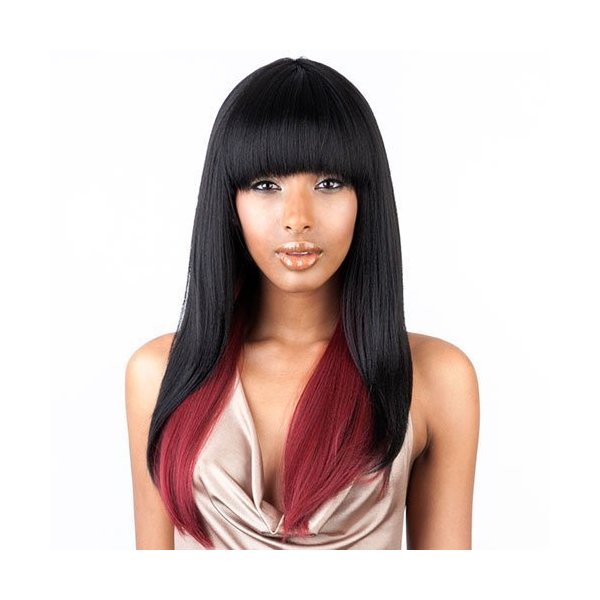 ISIS BROWN SUGAR Human Blended Full Wig - BS103 (#SMP1B/RED)