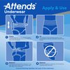Attends Protective Underwear Regular Absorbency Medium 20 Count APV20 by Attends Healthcare