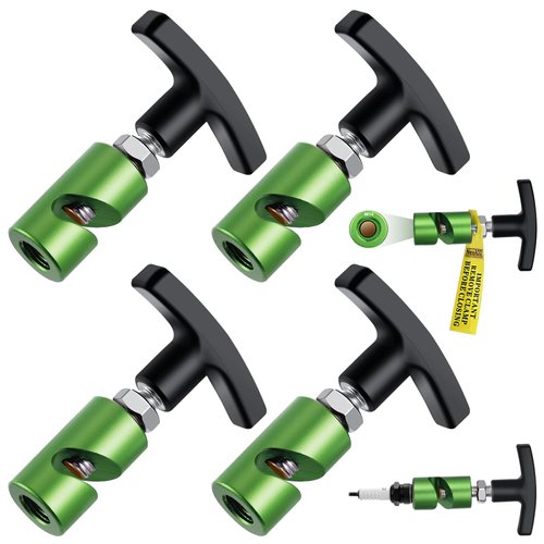 Lift Support Clamp with Brass Core Protection, Spark Plug Caliper and Car Hood Prop Rod Tool Strut Clamp 2-in-1 Tool, 14mm Spark Plug Gap tool, Hood Lift Support Clip, Car Hood Clamp for Lift Support