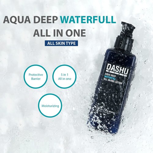 DASHU Aqua Deep Waterfull All in One Lotion 5.17oz – Anti-Wrinkle, Face Moisturizer Lotion