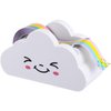 Choisyin Tape Dispenser Cute, Kids Tape Dispenser Desk Clear Tape Dispenser with Rainbow Tape Funny Cloud Packaging Wrapping Tape Dispenser Holder for School Office Stationery Supply Crafts Arts