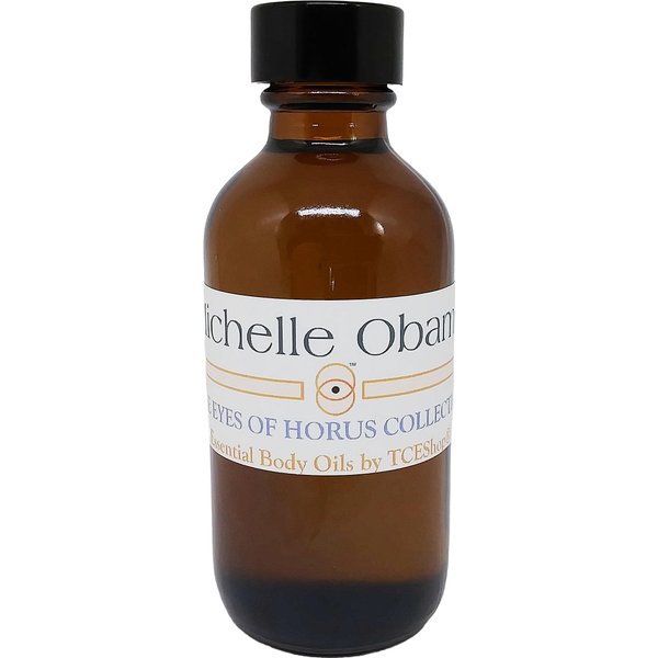 TCEShop Michelle Obama For Women Scented Body Oil Fragrance [Regular Cap - Light Gold - 2 oz.] - ID#35044