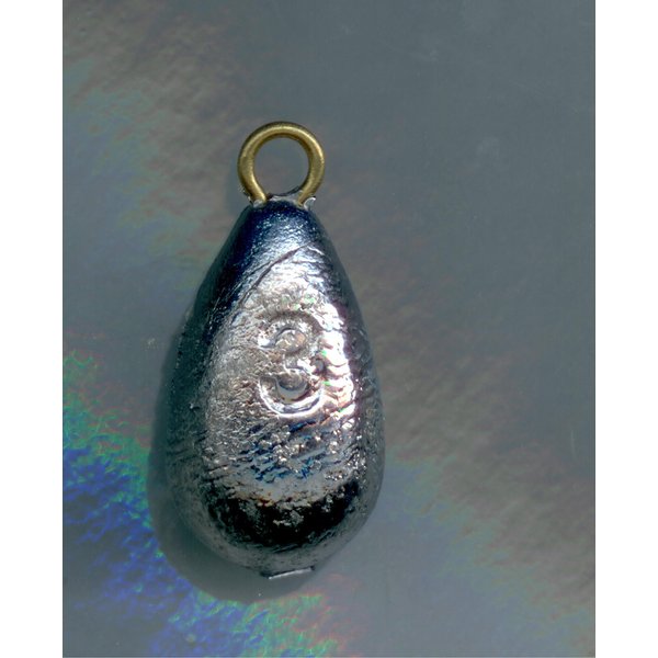 3 oz BELL SINKER WITH BRASS EYELET - 10 PER PACK S & J's TACKLE BOX