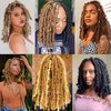 Springy Afro Twist Hair 3Pcs Pre-Separated Kinky Marley Twist Braiding Hair 24IN Springy Twist for Distressed Faux Locs Synthetic Hair Extensions Cuban Twist Hair(613#-Blonde)