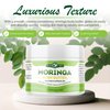 100% Natural Ingredients Moringa Oil Body Butter for Dry Skin with Vitamin A, C, and E - Intense Hydration Cream Lotion with Shea and Cocoa Butter for Women - Promotes a Healthy and Radiant Skin Glow