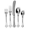 Ginkgo International Celtic 5-Piece Stainless Steel Flatware Place Setting, Service for 1,Silver