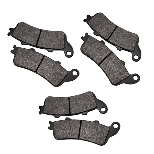 VTX 1800 Brake Pads Front and Rear for Honda Goldwing 1800 GL1800 2001-2016, VTX1800 VTX 1800 2002-2013, CBR1100XX Blackbird 1997-2003, VFR800F Interceptor 800, ST1100 ST1300
