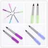 Cafurty Nail Tools - 5pcs Metal Double Sided Nail File Stainless Steel Manicure Pedicure Tools Files - Metal Nail File Men Filer for Toenails Stainless Steel Fingernail Files