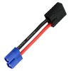 2 Pairs Battery Charger Adapter for Traxxas ID Connector to EC3 Male Female, Charging or Converting Battery Plugs
