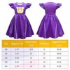 SHELOVESIT Girls Superhero Cosplay Costume Kitties Dress Movie Character Cat Dress Up Outfits - 130cm/6T-7T - Purple
