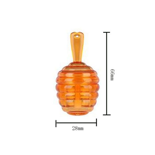 lasenersm 6 Pieces Empty Lip Gloss Tubes Reusable Lip Gloss Containers Honey Pots Shaped Lips Gloss Tube 9 ml Empty Refillable Lips Gloss Bottles DIY Cosmetics Lipstick Containers(Clear, Brown)