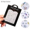 Christmas Nail Stickers - 8 Sheets 3D Holographic Winter Nail Decals Santa Claus Deer Snowflakes Snowmen Xmas Nail Art Sticker Manicure DIY Nail Decorations for Women Girls