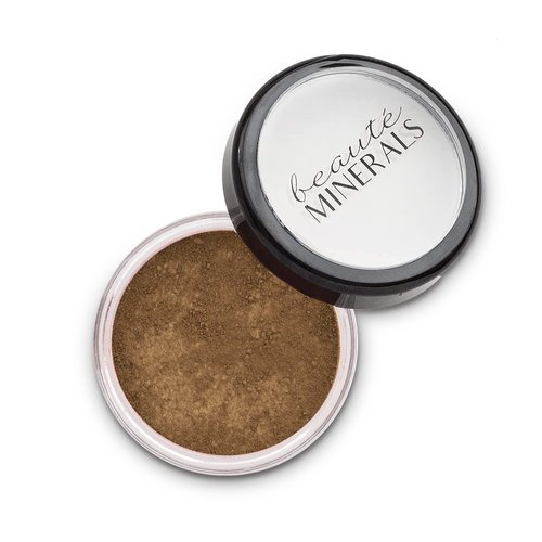 Full Coverage Foundation Mineral Makeup Face Powder by Beauté Minerals in Dramatic | 100% Natural Makeup: Talc Free Loose Powder Matte Foundation, Concealer & Contour Makeup + Zinc Oxide 0.31 Oz