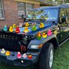 Olah-Olah 15 Pcs Rubber Ducks in Bulk, Jeep Ducks for Ducking, Assorted Rubber Ducks Jeep Ducking - Toddler Baby Bath Toys Assortment, Kids Birthday Gifts Holiday Party Favors