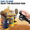 PAKITNER- Safe Cut Can Opener for Kitchen & Restaurant - handheld, Manual, Ergonomic Smooth Edge, Food Grade Stainless Steel Cutting