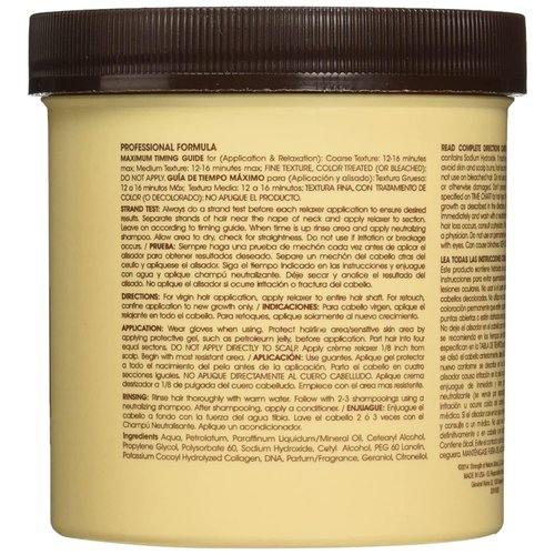 TCB No Base Creme Hair Relaxer, Regular 15 Oz,Pack of 6