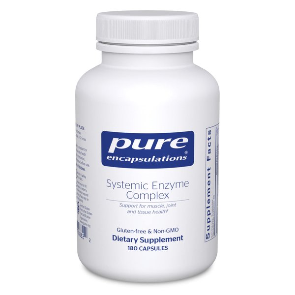 Pure Encapsulations Systemic Enzyme Complex | Supplement to Support Muscle, Joint, Cartilage, and Connective Tissue Health* | 180 Capsules