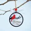 I Am Always with You Ornaments, Memorial Christmas Ornaments, Cardinal Christmas Ornaments, Memorial