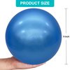 GCQJOQ 9 Inch Inflatable Bouncy Balls Playground Balls for Kids Indoor Outdoor Play Balls (Blue)