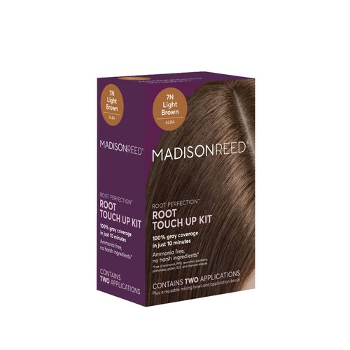 Madison Reed Root Perfection Permanent Root Touch Up, Light Brown 7N Alba, 10 Minutes for 100% Gr...