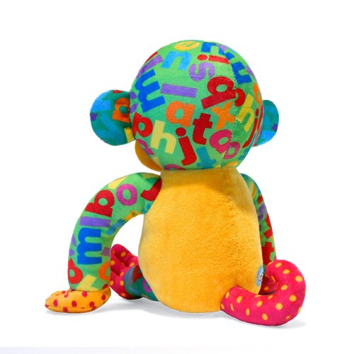 YOTTOY Contemporary Collection | Chicka Chicka Boom Boom Soft Stuffed Plush Monkey Toy –7.5”