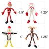 ArtCreativity Christmas Bendable Figurines, Set of 12, Fidget Christmas Toys with Reindeer, Santa, Snowman, & Penguin Characters, Great as Christmas Party Favors and Holiday Stocking Stuffers for Kids